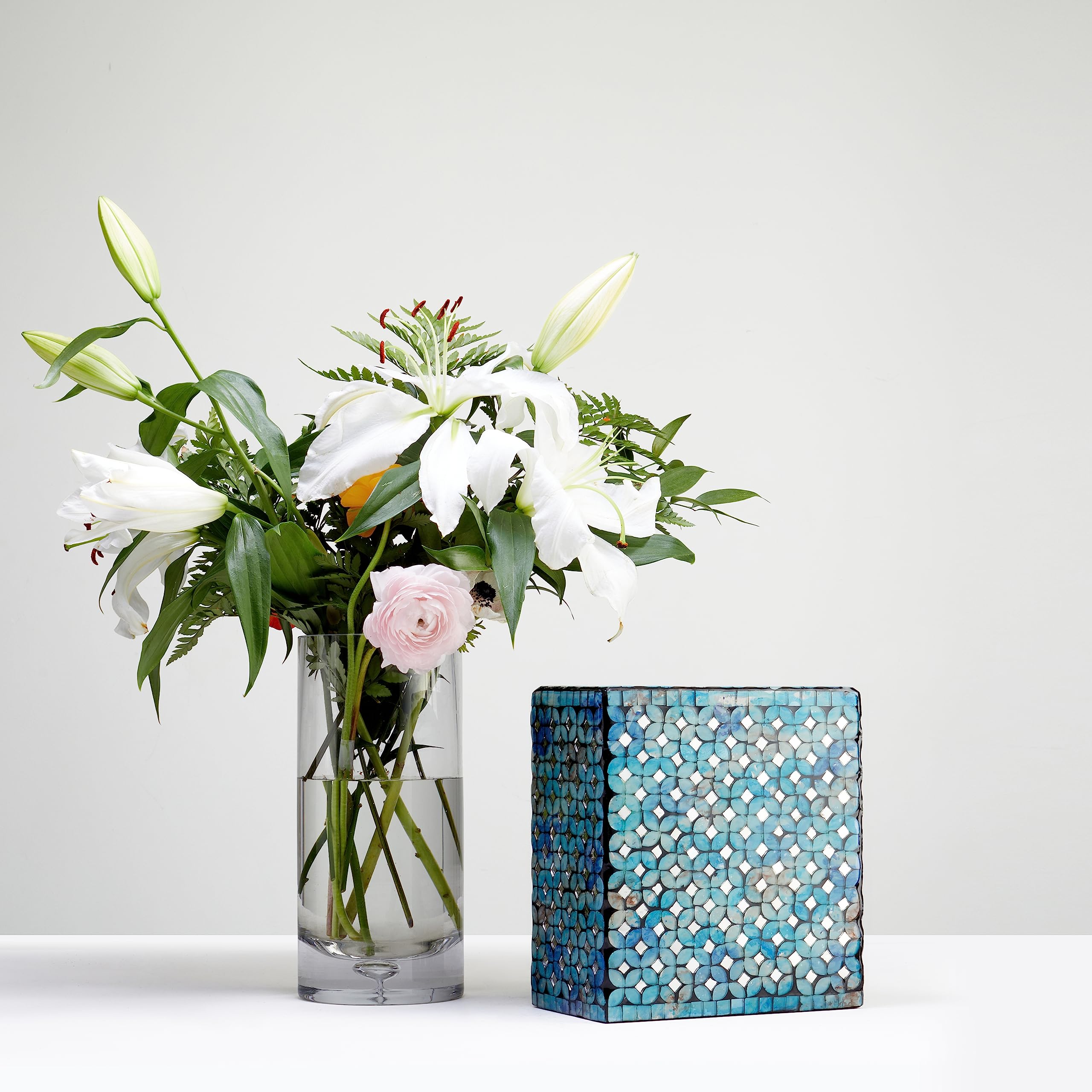 Amazon.com: Blue Mosaic Cremation Urn - Hand Made Funeral
